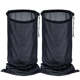 SEASLIMIT Wood Chipper Bag Collection for Craftsman Electric Shredder Mulcher, 2-PackUniversal 24x48 Leaf Mulcher Collection Bag Fits Most Brand