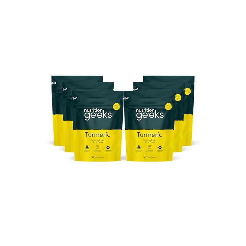 Turmeric Tablets 2000mg with Black Pepper & Ginger - 720