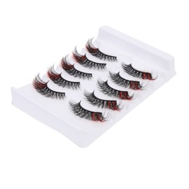 Beavorty Long Lightweight 3d False Eyelashes 5 Pairs Lash Clusters Natural Lashes
