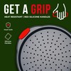 Pizza Tray Carbon Steel Pizza Pan with Holes and Non-Stick