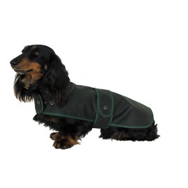 Cosipet Dachshund Hunter Coat, 11" (28 cm) green