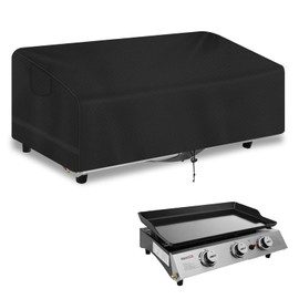 YMPPMKN Protective Case for Plancha Heavy Duty 600D Oxford Fabric with Buckles and Drawstring, Waterproof, Windproof, UV-Resistant Plancha Cover - Black (60 x 45 x 25 cm)