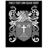Byrne Family Crest Surname Coat of Arms Heraldry Engraved Letter