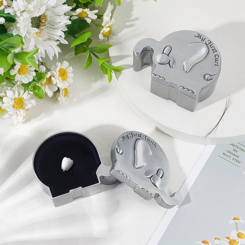 FINGERINSPIRE Set of 2 Memory Boxes First Curl and My