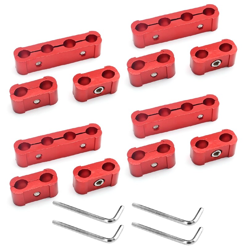 Hoypeyfiy 8/9/10mm Universal Spark Plug Wire Separator 12 Pcs Spark