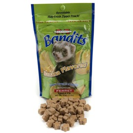 Marshall Pet Products Bandit Ferret Treats Banana 4 oz.