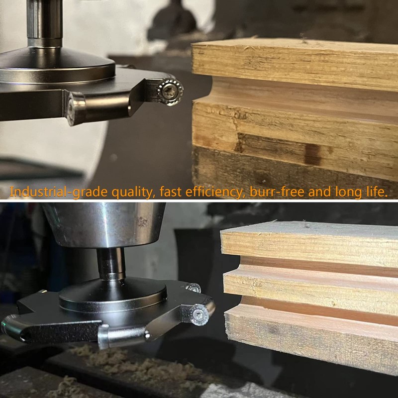 CNC Spoilboard Surfacing Router Bit, 6-Flute 1/2" Shank 4" Cutting
