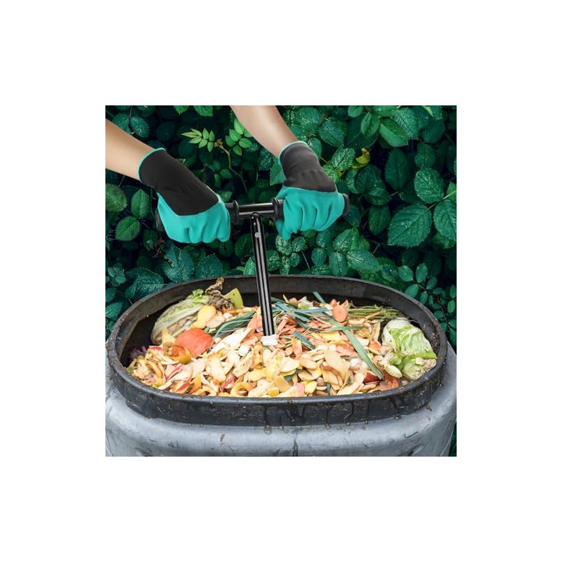 Compost Aerator Tool Turner and Mixing Tool for Outdoor Compost