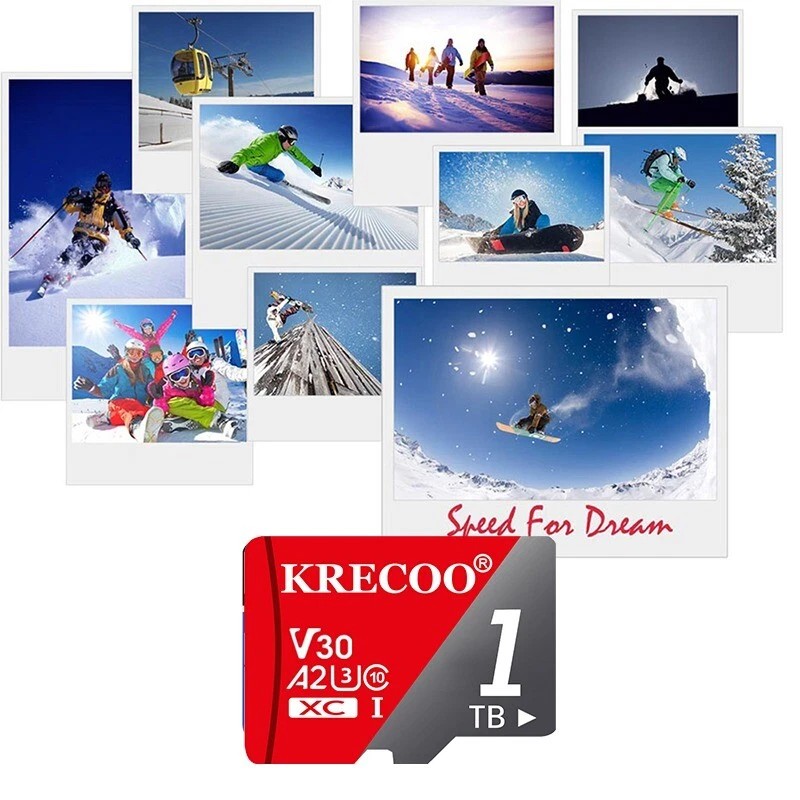 KRECOO Micro SD Card Ultra Memory Card 1TB 4K TF