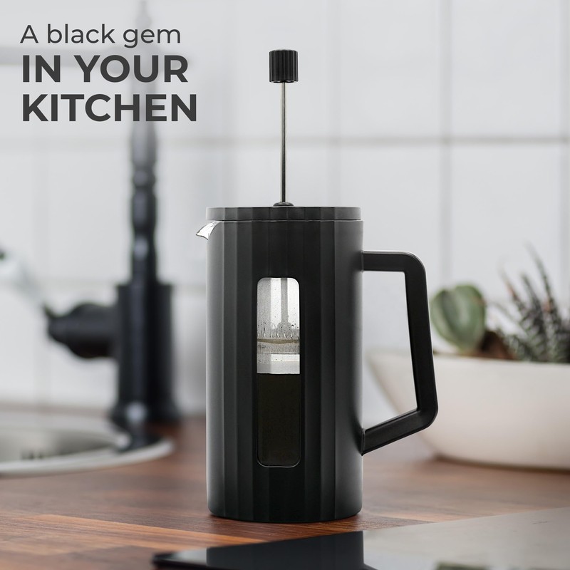 Kaffe Large French Press Coffee Maker & Camping Coffee Pot