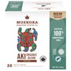 Muskoka Roastery Coffee, Aki Organic Blend, Medium Dark Roast, 20
