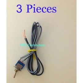 DEI MINI TOGGLE SWITCH PRE-WIRED ON / OFF Universal Toggle Switch 3 Pieces NEW