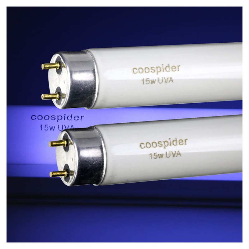 COOSPIDER 4 Pack 15W U/V BL CFL Compact Light Bulb