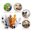HNPOLIS 10 PCS Premium Squeaky Dog Crinkle Toys, Animal Plush/Chew