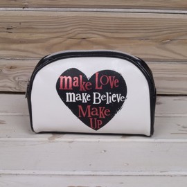 The Bright Side Cosmetic Bag - Make Love, Make Believe, Make-Up Bag