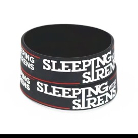 Unbranded Sleeping with Sirens Black Wristband bracelet