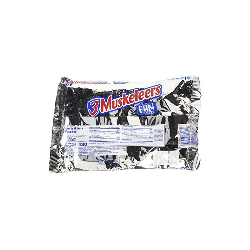 3 Musketeers Fun Size Bars, 10.48 Ounce (Pack of 2)