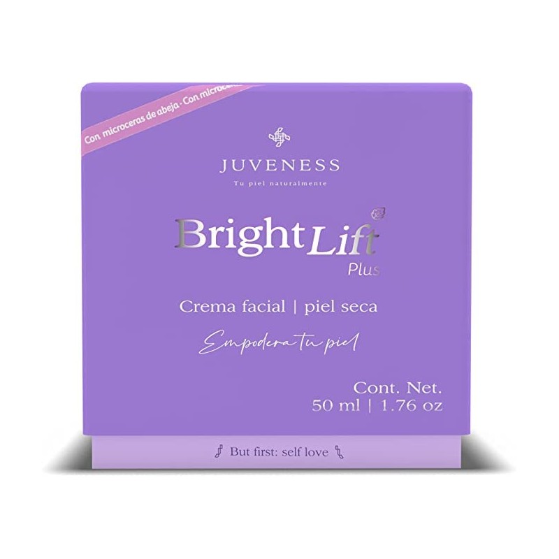 Crema Juveness Plus, Crema Bright Lift 50 ML, Nueva Imagen