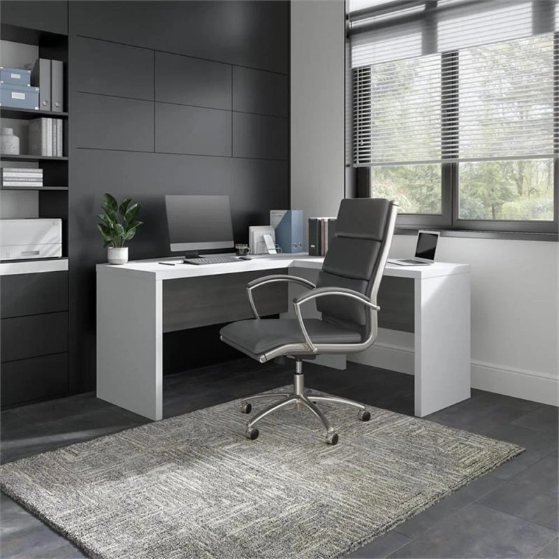 BBF Echo 36W Desk Return in Pure White and Modern