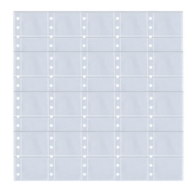 YFFSFDC Sealing Notebook, Clear, 5 Holes, M5 Size, Binder + Refills, Set of 10, Removable, Personal Organizer, Cute, Seal Storage Binder