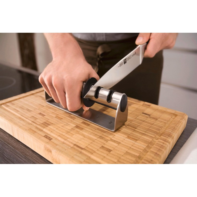 Zwilling, 32601-000-0, TWINSHARP Select, Affilacoltelli in acciaio raffinato, 2 moduli,