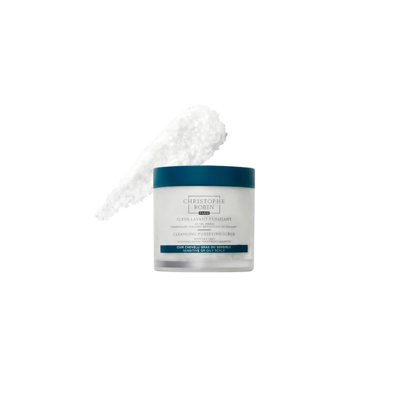 Christophe Robin Cleansing Purifying Scrub with Sea Salt 250ml Low