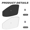 ULROLIT Front Side Window Sun Shade with Suction Cups for