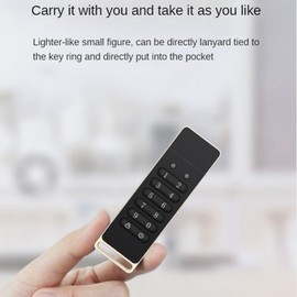 Aswalling Secure USB Drive, 128GB Encrypted USB Flash Drive Hardware Password Memory Stick with Keypad USB 3.0 Disk Flash Black