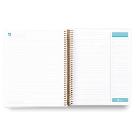 Erin Condren 8.5" X 11" Spiral Bound Productivity Notebook - Layers Neutral, 160 Lined Page & To Do List Organizer Notebook, 80Lb Thick Paper, Stickers Included