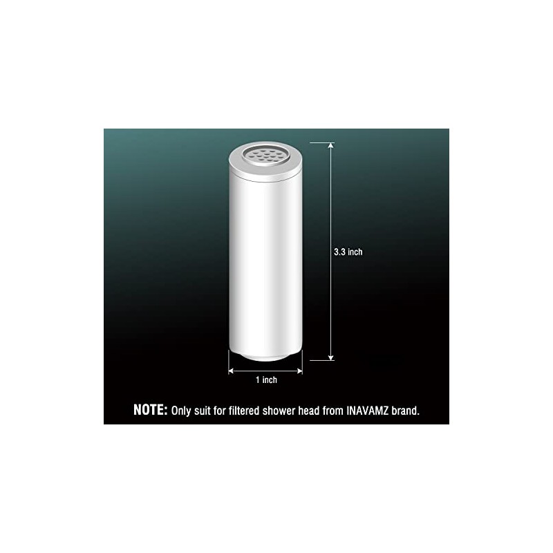 INAVAMZ 2 Pack Replacement Shower Filter Cartridge