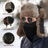 HDGSAFD 1 Ear Protection Hat and 1 Windproof Mask, Warm