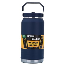 Insulated Stainless Steel Water Bottle With Straw,40 Oz Double Wall Vacuum Insulated Stainless Steel,Double Walled And Vacuum Insulated Metal, For Sports For Sports Travel Cycling