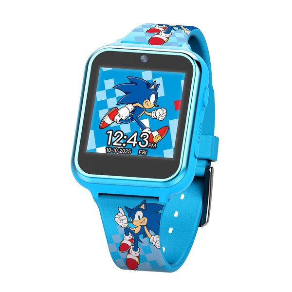 Accutime Sonic the Hedgehog Touchscreen (Model: SNC4055AZ), Camera, Blue