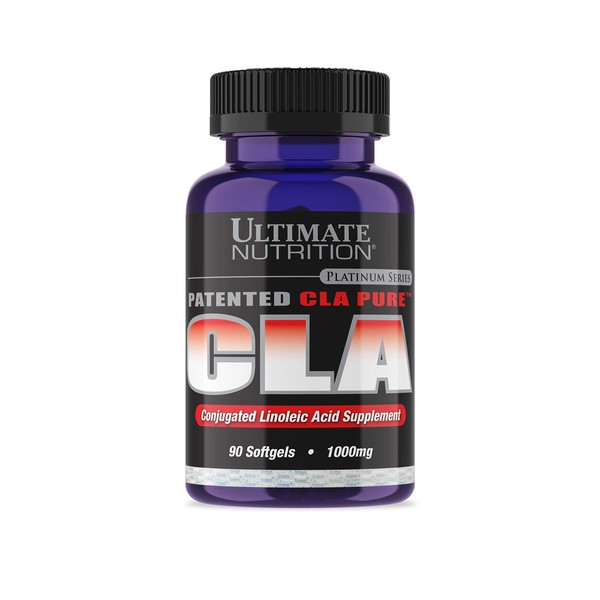 Ultimate Nutrition CLA Pure-Conjugated Linoleic Acid Supplement, Metabolism Support, Strength Formula Patented 1000mg, 90 Soft gels