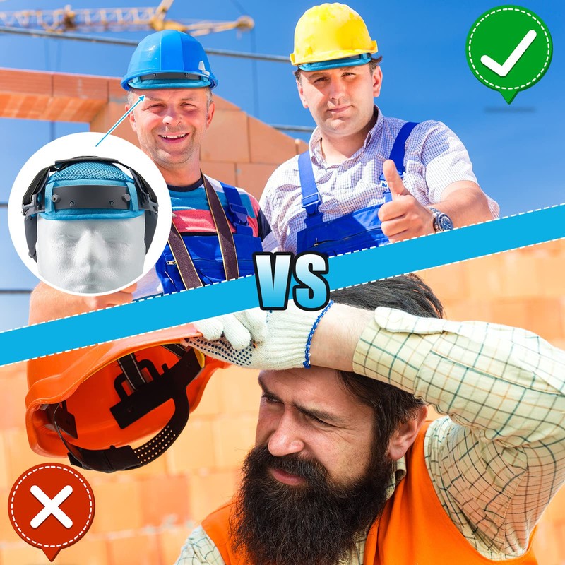 6 Pcs Hard Hat Liner Sweatband Air Mesh Safety Helmet