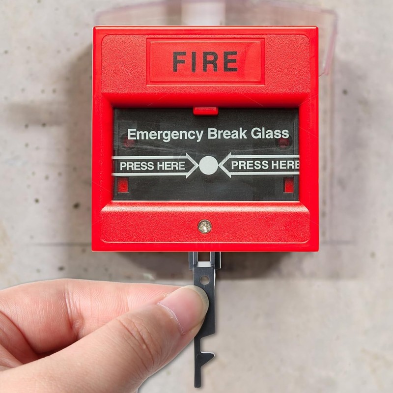 DOETYD 10 Pcs Call Point Test Key Spare Fire Alarm