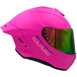 Casco para Moto Integral Shanghai - Casco Motocicleta Marca Edge - Visor Doble ANTIVAHO - Cascos para Motos Certificados Dot Moto - Accesorios para Moto Motocross