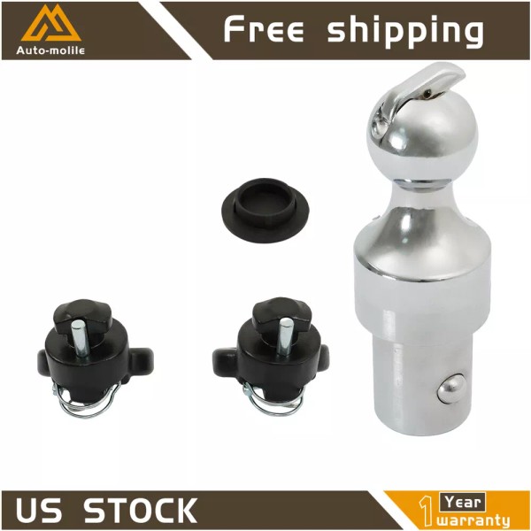 ANTUKO 2-5/16" Gooseneck Ball & Safety Chain Anchor Kit Puck