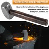 3lb Blacksmith Hammer Bladesmith Forge Engineer Drilling Stubby Hammer Handmade
