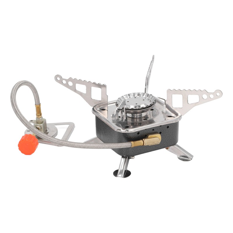 Mini Camping Stove Folding Stable Support Wind Resistant High Efficiency