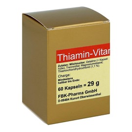 Thiamin Capsules Vitamin B1