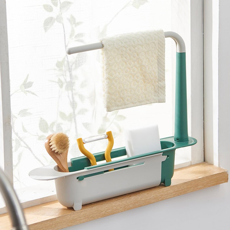 Telescopic Sink Organiser, Kitchen Sink Shelf, New Organiser Sink, Dish