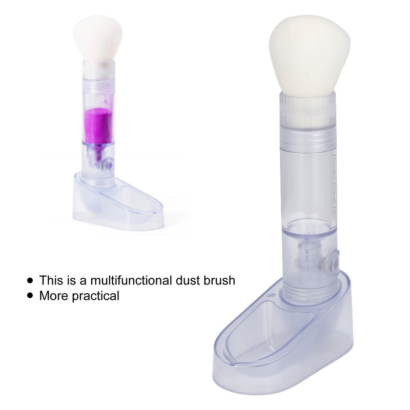 Nail Dust Brush 2 in 1 Multifunction Utilities Comfortable Grip