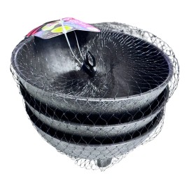 kole 3PCS Salsa Bowl Set Plastic Mexican Molcajete Chips Guacamole Bowls Serving Dish