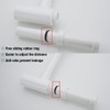 RANDOM Round Bottle P Trap Bathroom Sink 1-1/4,White ABS Plastic