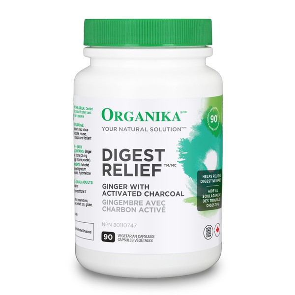 Organika Digest Relief 90 Veggie Caps