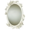 Touch of Class Rose Melody Antique White Wall Mirror