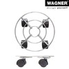 WAGNER Pflanzenroller CHROME Ø 23 x 6,5 cm I Pflanzenroller