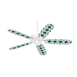 Boxed Hunter Green - Ceiling Fan Skin Kit fits most 42 inch fans (FAN and BLADES SOLD SEPARATELY)