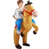 KINQUINN Inflatable Costume Adult Ride On Horse Costumes Cowboy Air